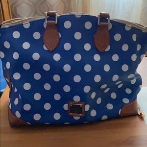 Dooney and Bourke poka dot purse